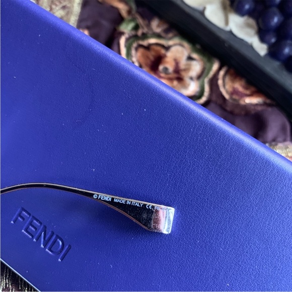 NWT Fendi 62mm Square Brow Bar Sunglasses - Picture 9 of 15